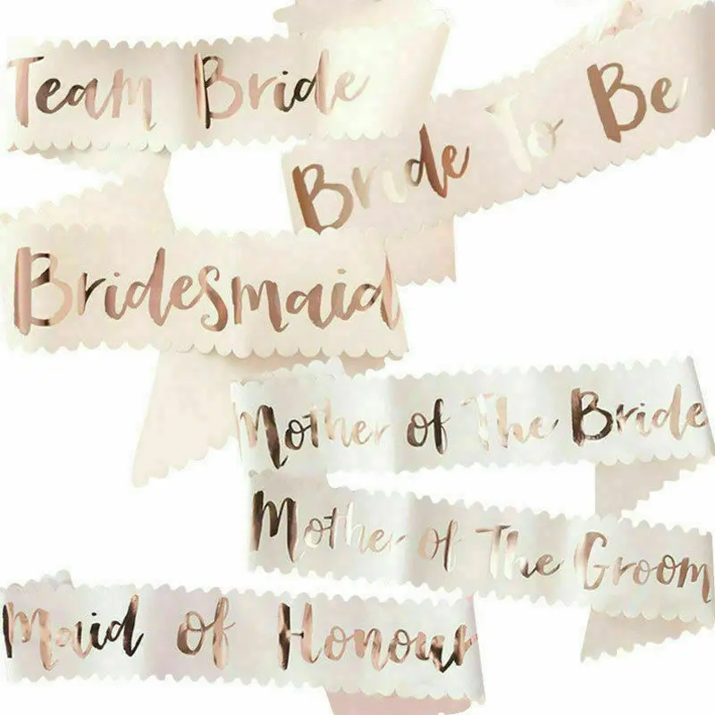 Курятник атласная Команда Невесты быть свадебный душ лента через плечо для