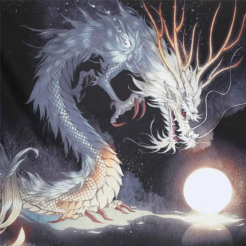 Мужская рубашка с длинным рукавом летняя черная без пуговиц принтом винтажная