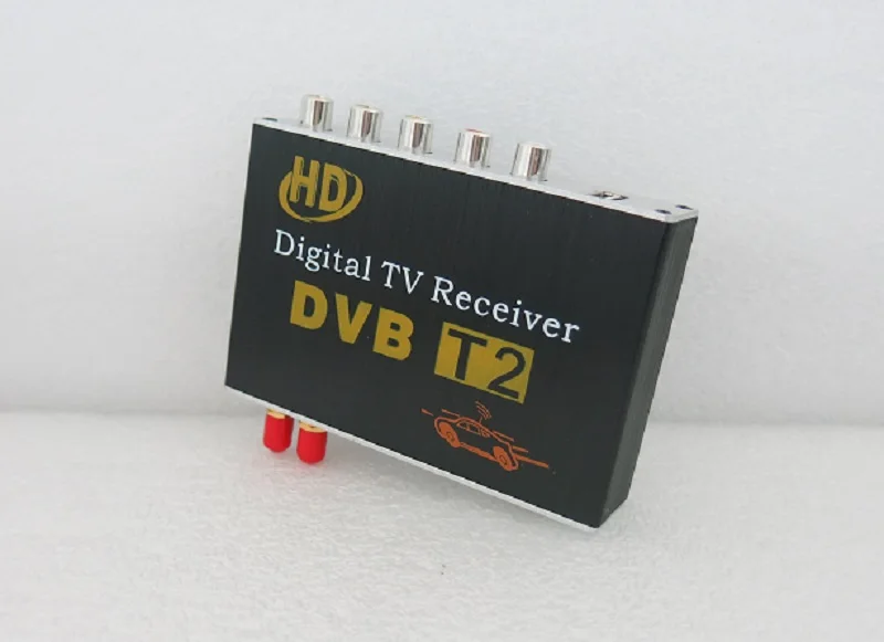 Новинка 2017 двойная антенна высокая скорость Автомобильный HD DVB T2 мобильные
