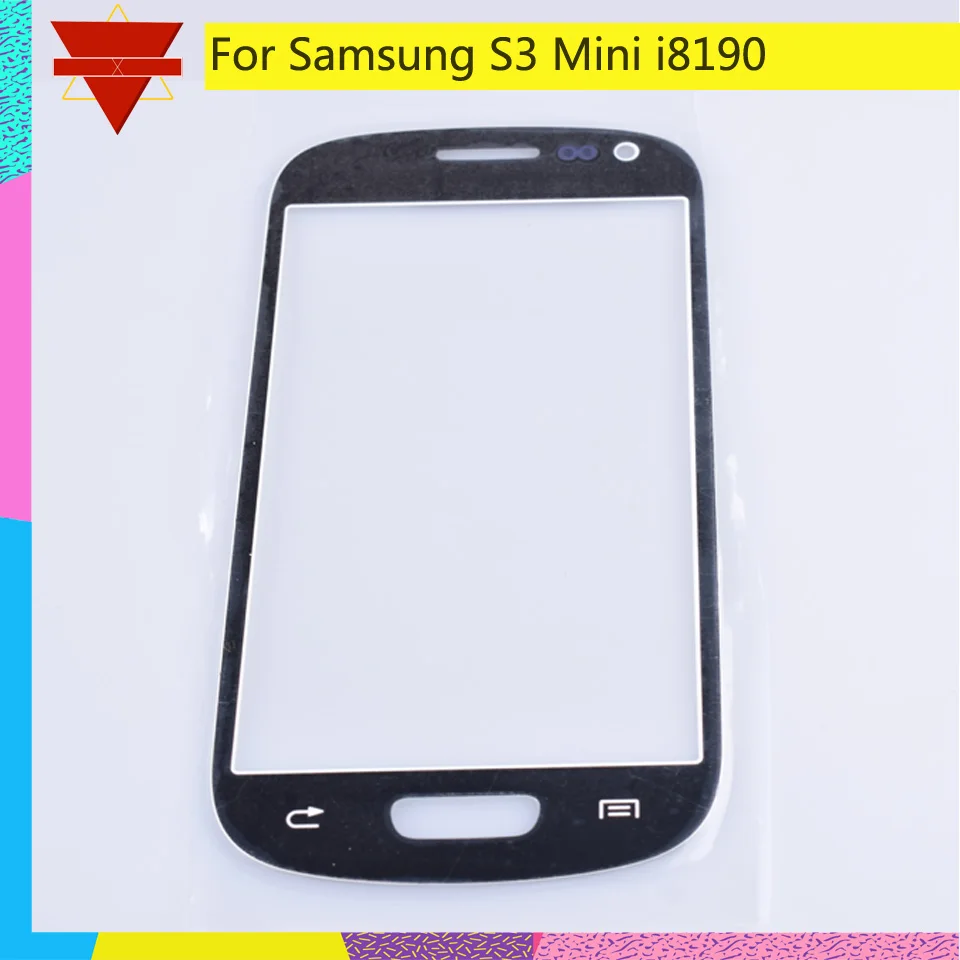 S3Mini сенсорный экран для Samsung Galaxy S3 mini i8190 8190 сенсорный экран стекло передней панели объектив Внешний без ЖК-дисплея замена