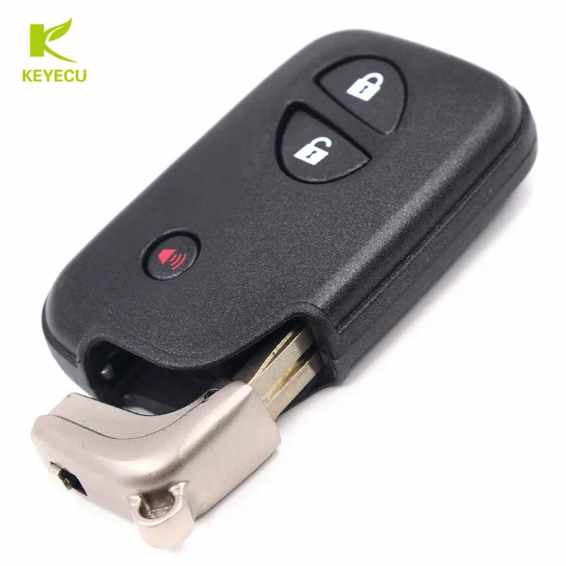 KEYECU Новый Сменный смарт-пульт дистанционного ключа чехол Fob 2/3 кнопки для Lexus CT200h