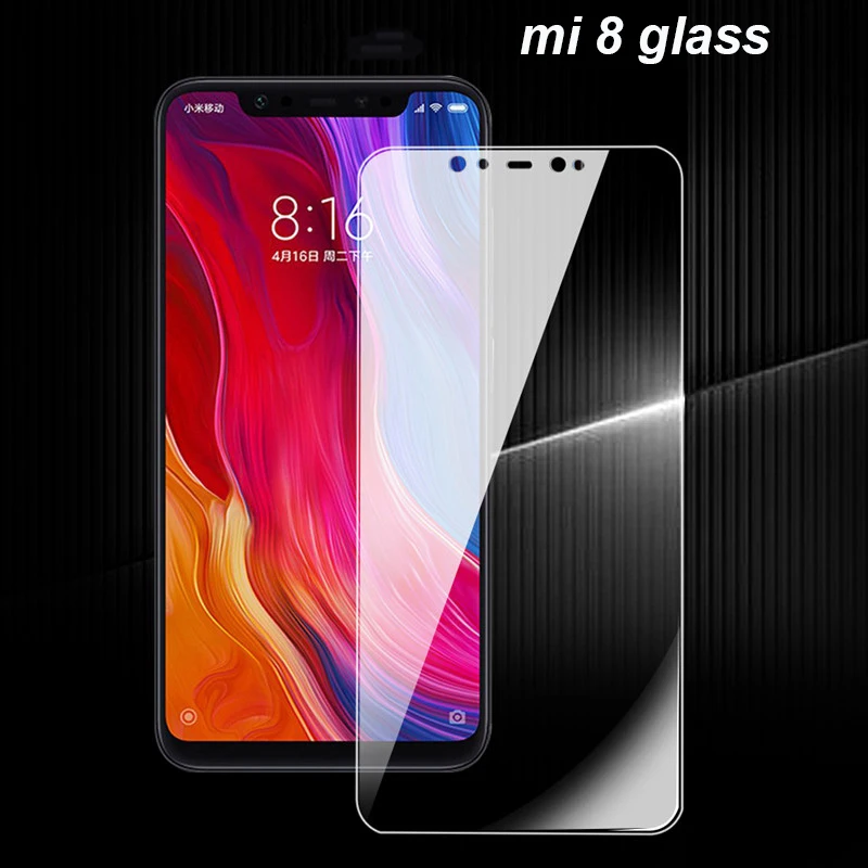 Закаленное стекло Xiaomi Mi8 для Mi 8 Защита экрана 9H полное покрытие стеклянная пленка