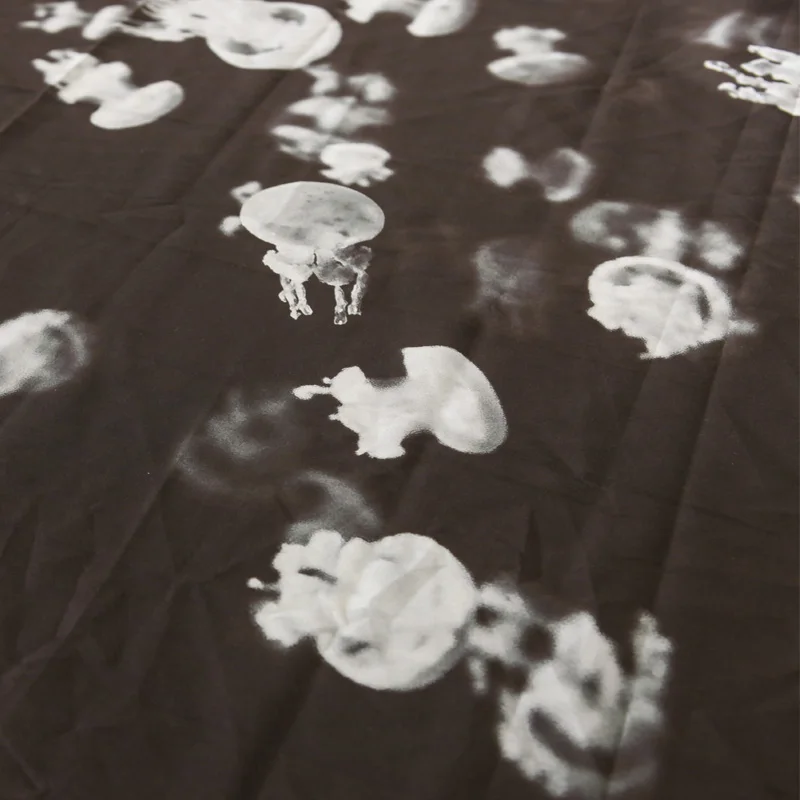 Гобелен с хрустальной Медузой для гостиной черная темная глубоководная