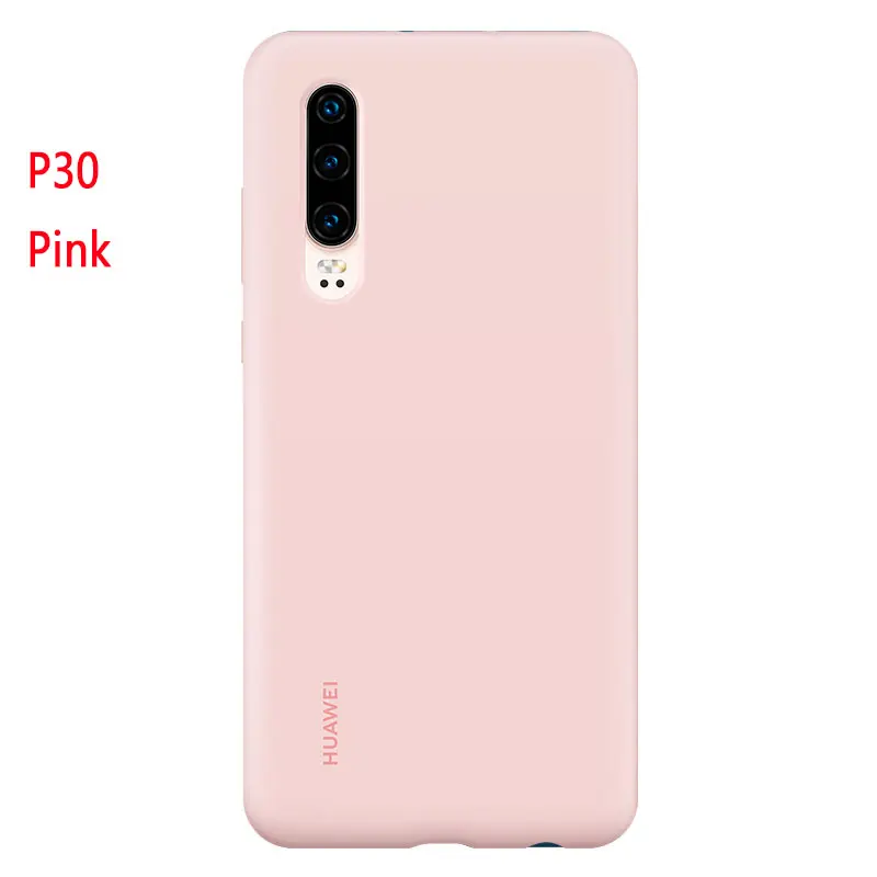 huawei P30 pro силиконовый чехол на заднюю панель 360 Симпатичные противоударный официальный p 30 Роскошные жидкий мягкий силиконовый P30 pro Чехол - Цвет: p30 pink