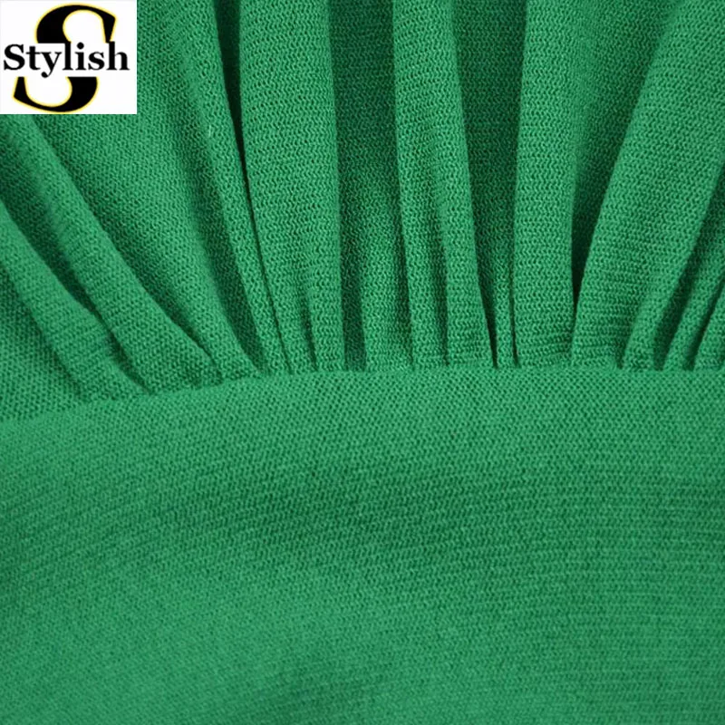 Женская блузка в сеточку весна осень 2018 модный v образный вырез черный/зеленый