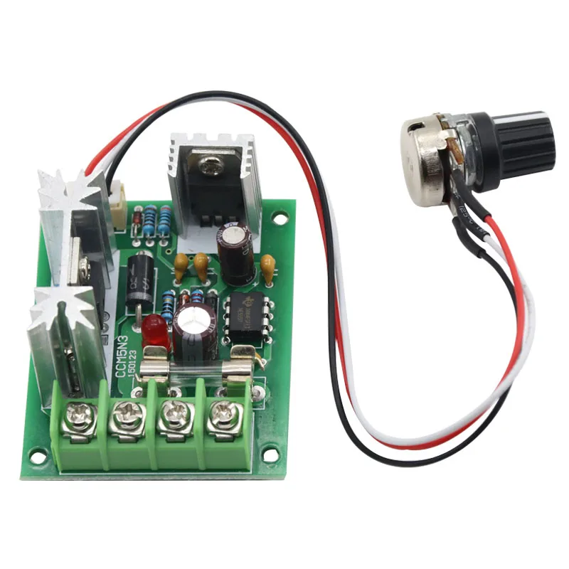 12V24V контроллер скорости двигателя постоянного тока 120 Вт Высокая мощность микро