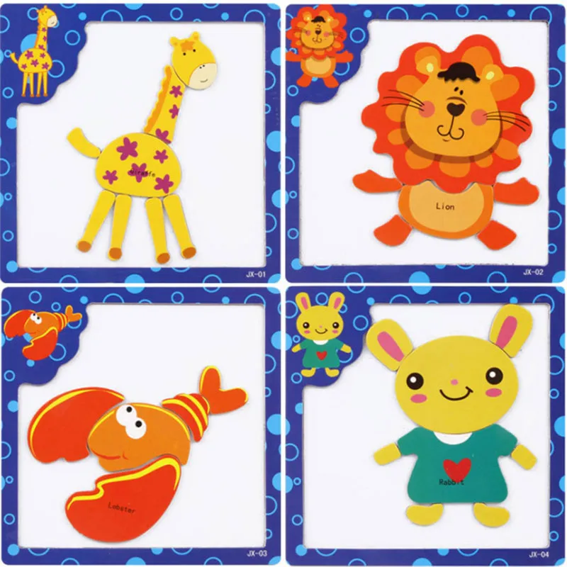 Многофункциональный деревянный Игрушечные лошадки Образовательные магнитные