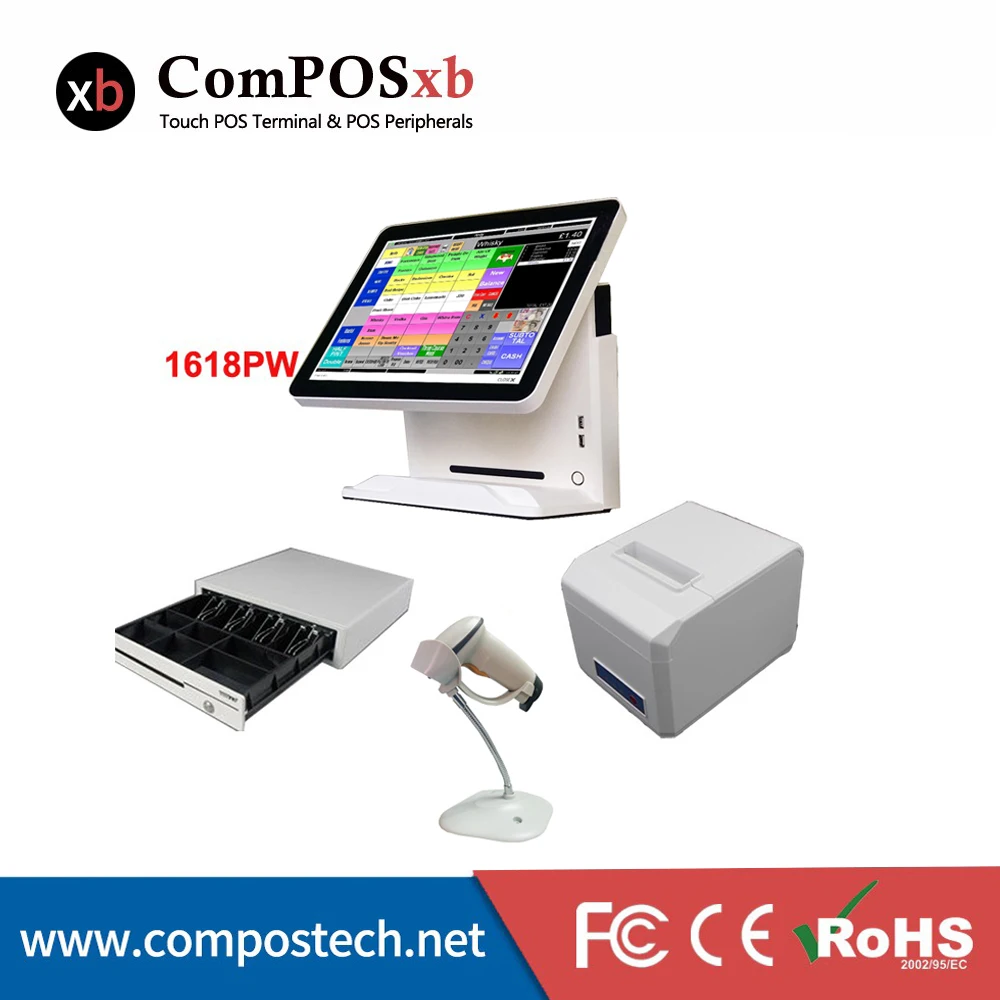 Кассовый аппарат фабрика Pos Системы с 15 дюймовым монитором/Дисплей/компьютер