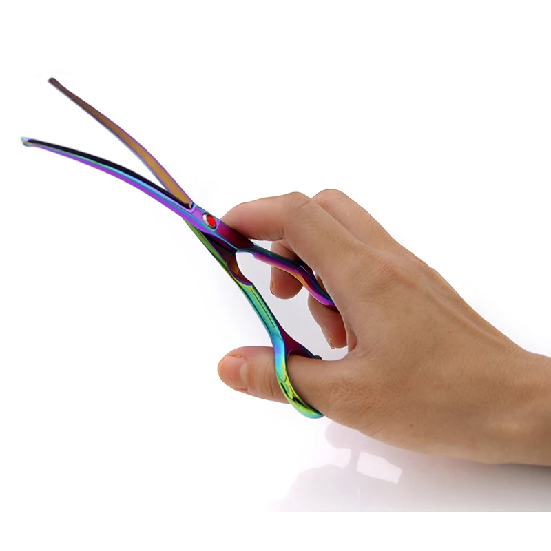 Бренд 5 шт./компл. 6 дюймов профессиональные ножницы для стрижки собак круглые