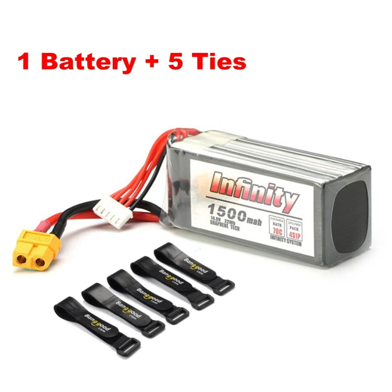 2 шт. для Infinity 4S 14 8 в 1500 мАч 70C Графеновый LiPo аккумулятор XT60 последняя партия