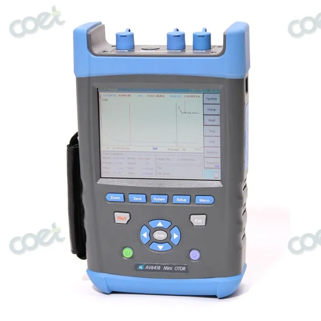 FTTH FTTX Волоконно оптический рефлектометр AV6418 1310/1550nm 45/43dB OTDR тестер с 2 USB портами до