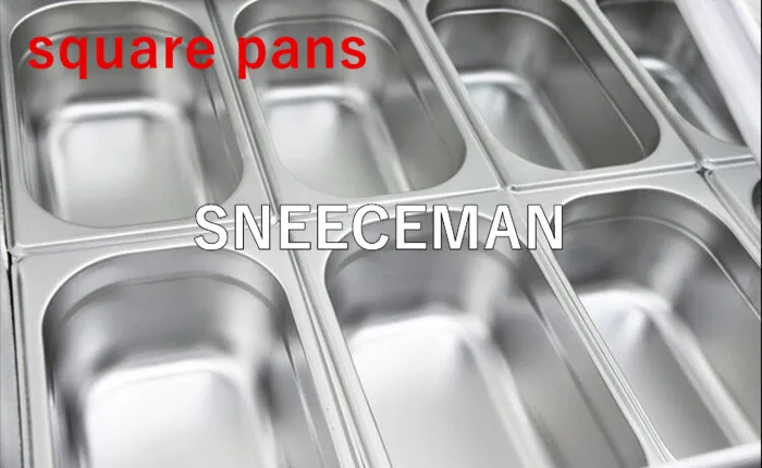 Жесткая витрина для мороженого шкаф Коммерческая морозильная камера|showcase