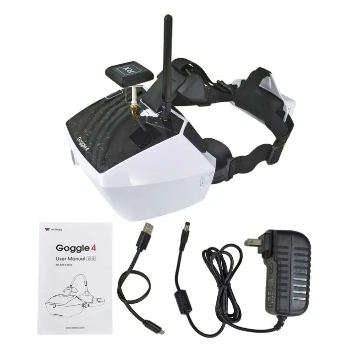 OWalkera Rodeo 110 + DEVO 7 пульт дистанционного управления очки 4 FPV RC Racing Drone6 00TVL камера