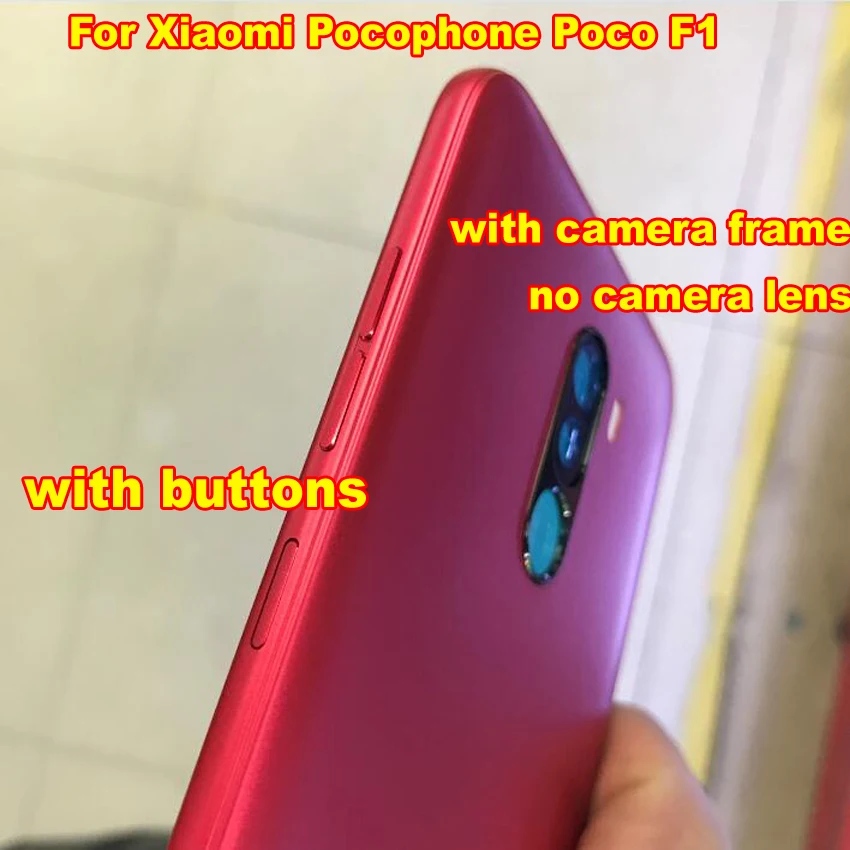 Лучшее качество для 6 18 &quotXiaomi poco F1 Mi MI Pocophone задняя крышка аккумулятора корпуса +