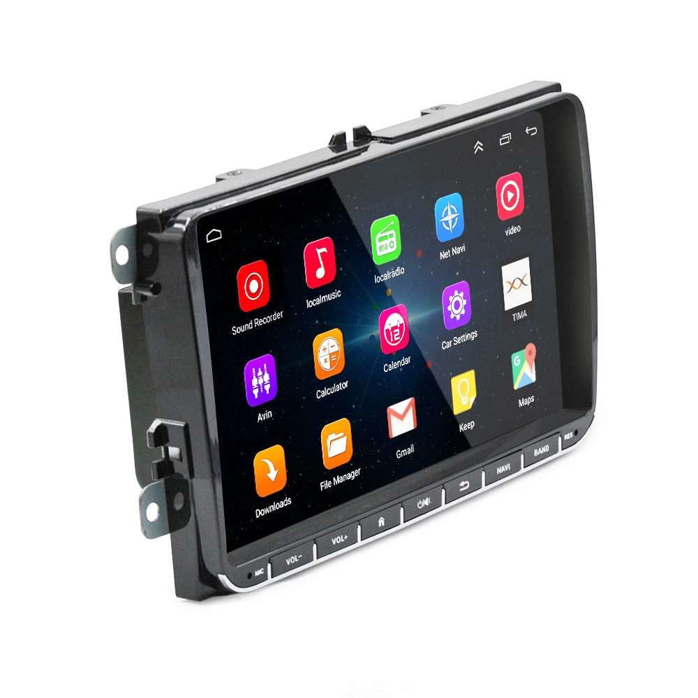 Android автомобильный мультимедийный плеер GPS радио для VW Volkswagen Passat B5 B6 B7 2 din Navi dvd polo