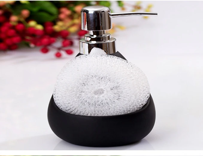 Керамический дозатор для жидкого мыла фиолетового цвета|dispenser soap|dispenser showerdispenser