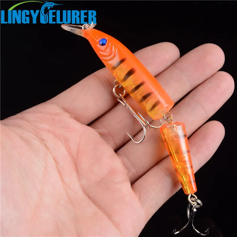 Новое поступление двухсекционные приманки в форме гольяна 10 5 см/9 6 г кренкбейты