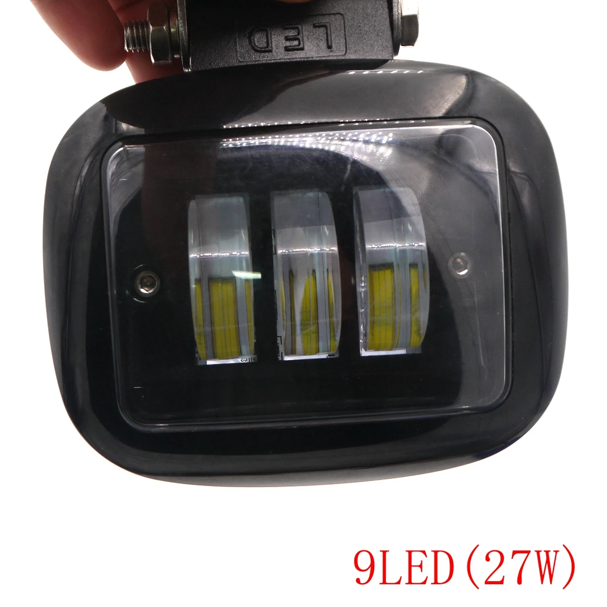 Eonstime 1шт 27W 12V/24V 9LED Круглый светоотражатель, туманостойкий, отражается на дороге ATV, можно установить на трактор поезд лодку грузовик мотоцикл, лампы ATV UTV