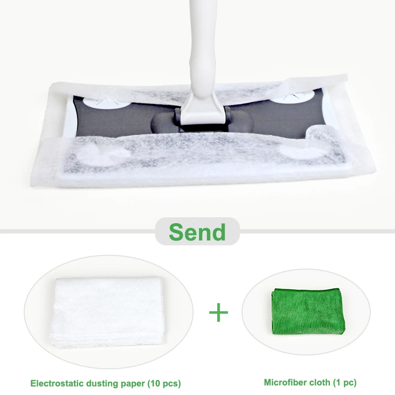 Ручной швабра с электростатическим напылением подметальная машина пылесборник