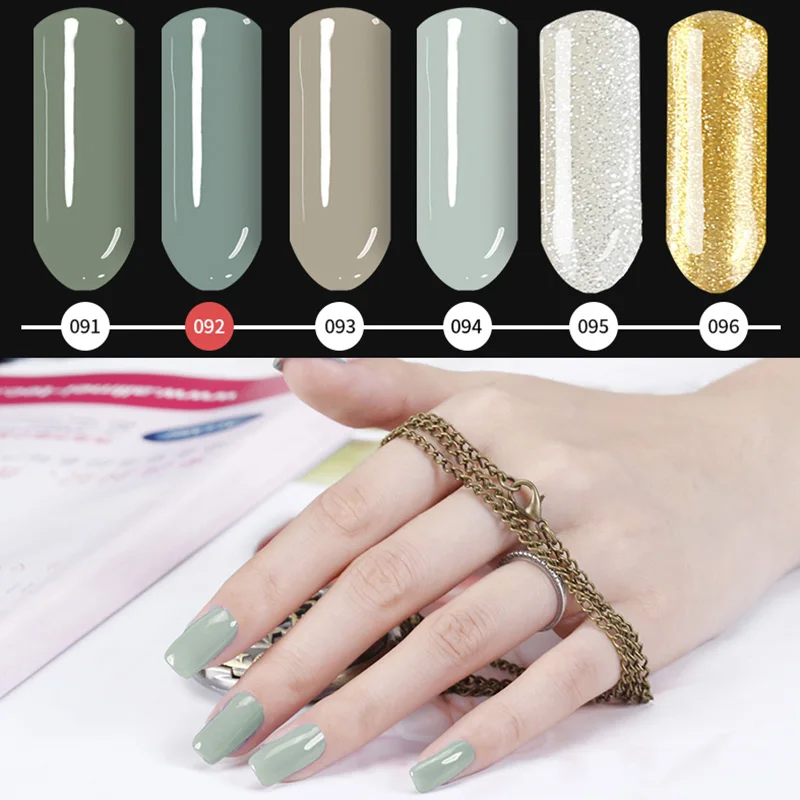 Set16 Lily angel 7,3 мл 6 шт./лот замачиваемый УФ-гель для ногтей УФ светодиодный Гель-лак Полупостоянный 110 цветов цветной гель для ногтей - Цвет: Set16