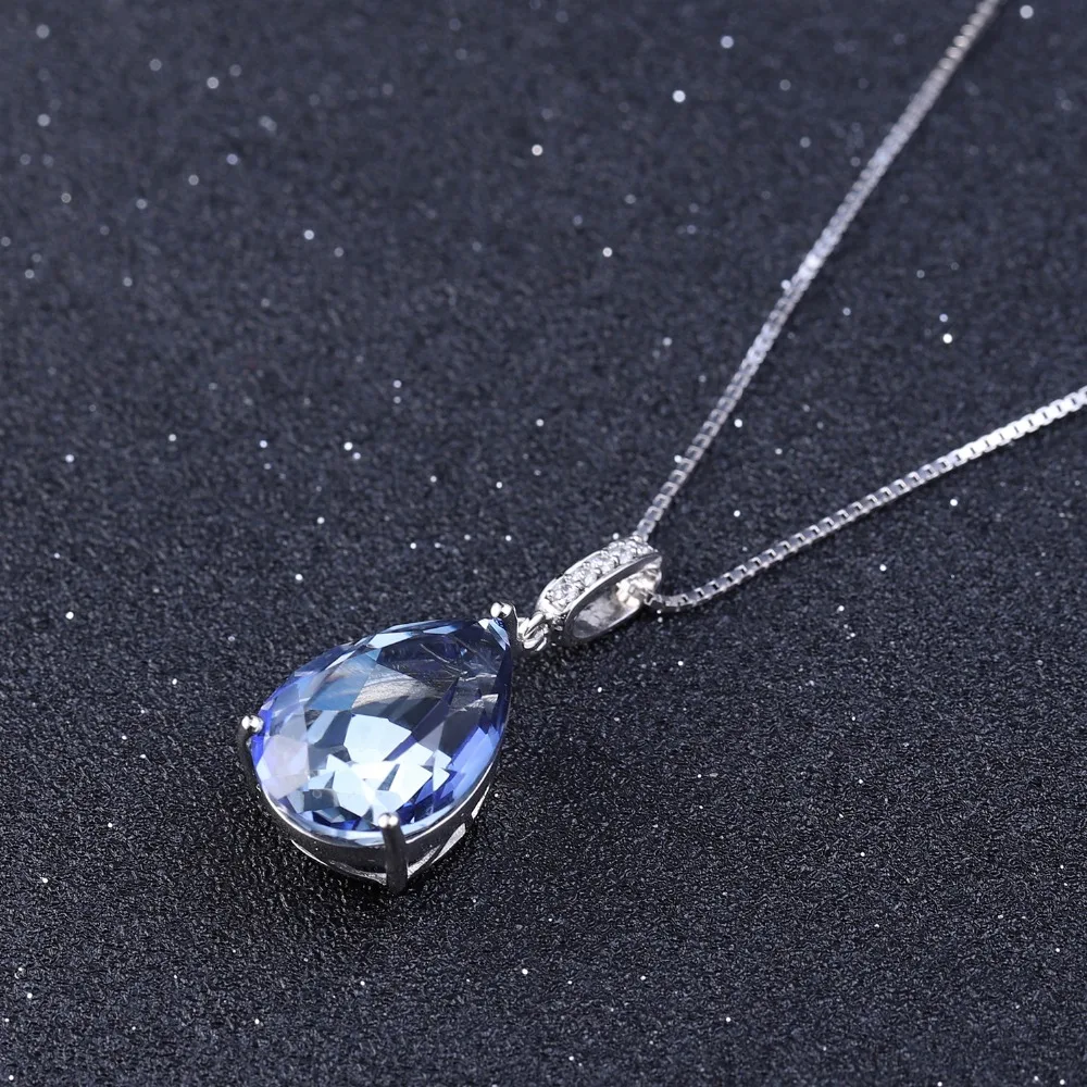 Женский балетный кулон gemb's 10.68Ct в виде капли воды из натурального синего