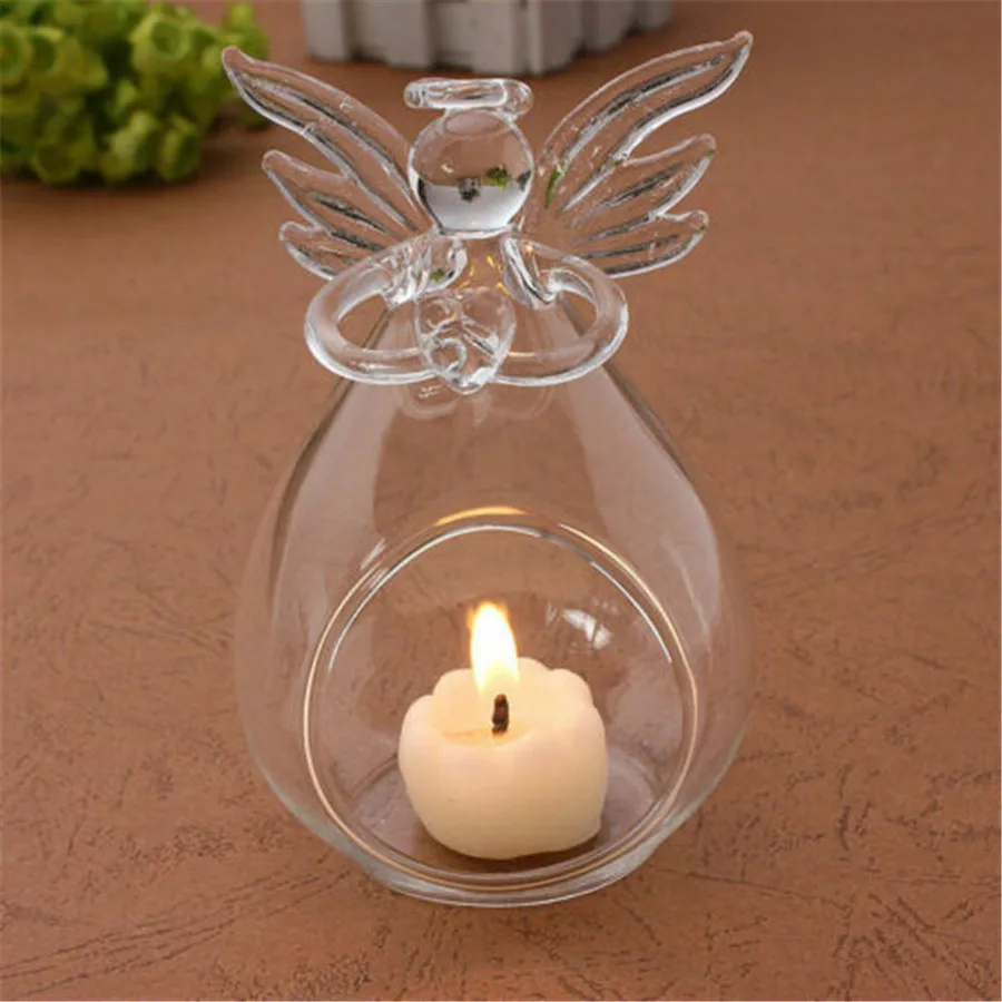 Подвесной чайный держатель для свечи HOT Angel Glass-Crystal | Дом и сад