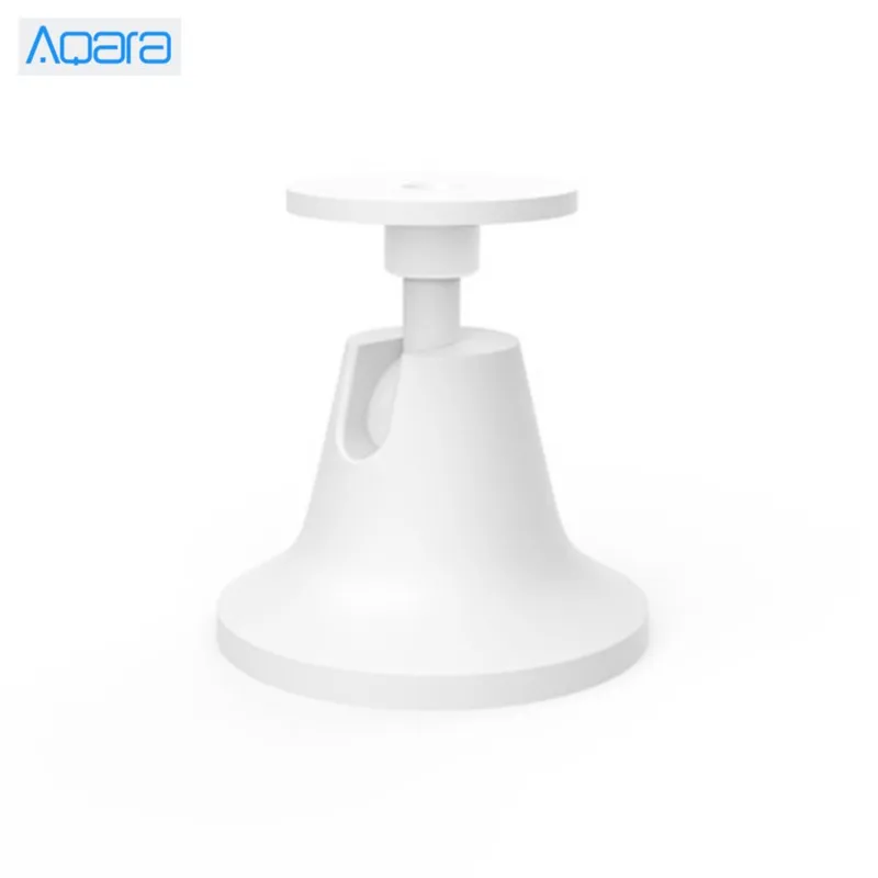 White Xiaomi Aqara датчик человеческого тела держатель стенд 360 градусов свободное вращение датчик движения база только - Цвет: White