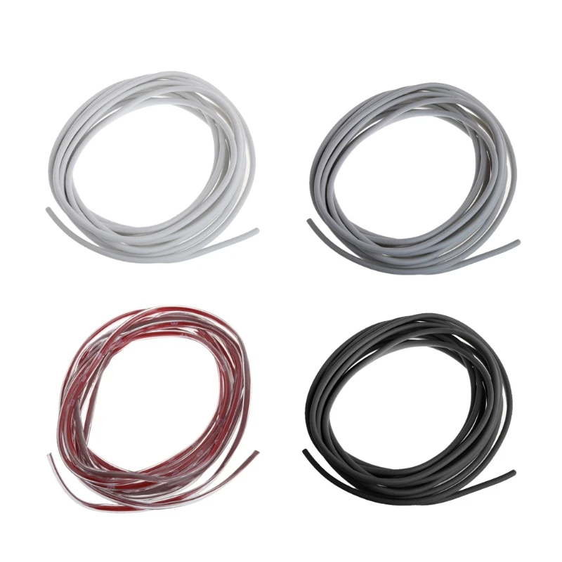 

5m Car Anti Collision Side Door Edge Guard Rubber Bumper Protection Sticker Strip