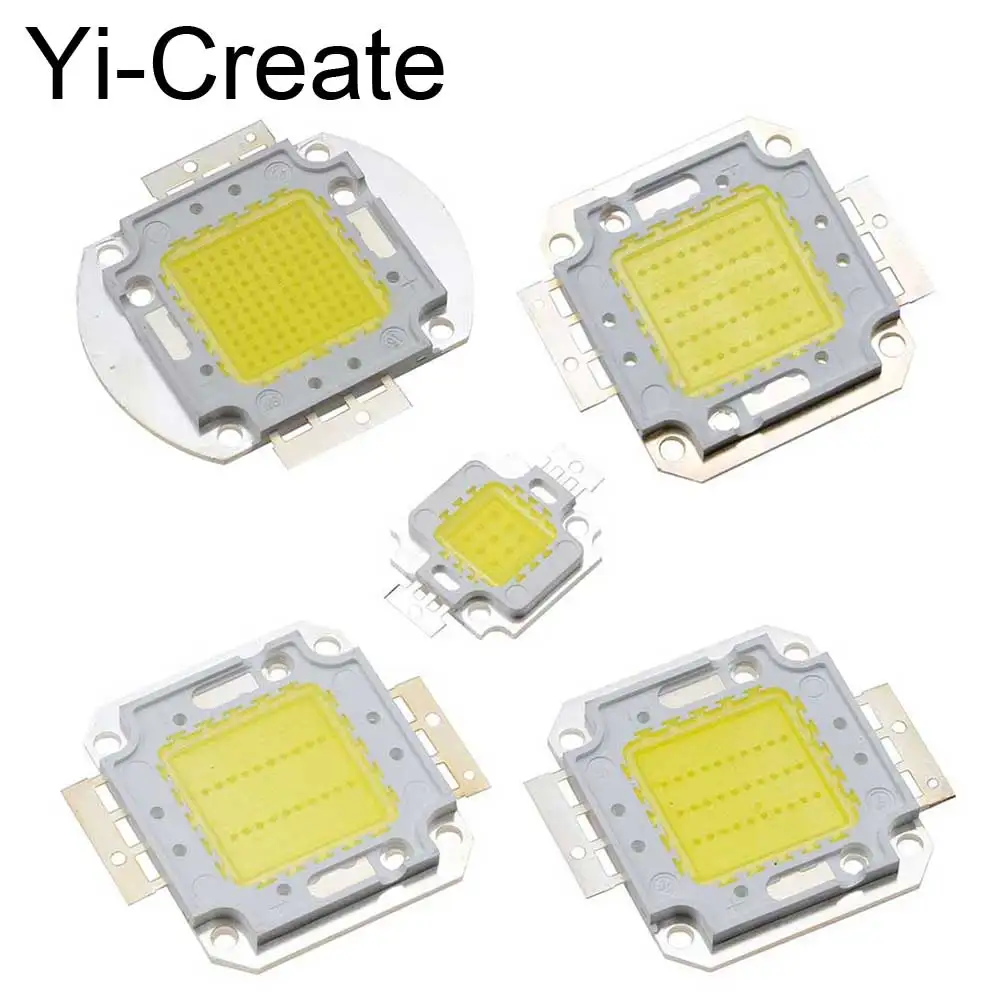 10 шт./упак. 10W 20W 30W 50W 100 Вт белый/теплый белый Оригинальный 38mil epistar светодио дный