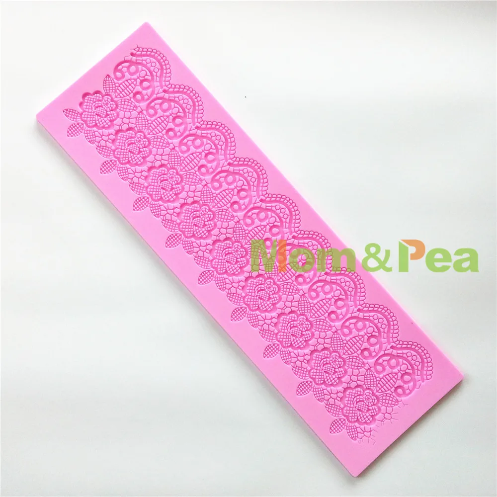 Силиконовая форма для украшения торта с цветами и листьями 3D-форма мамы горошка