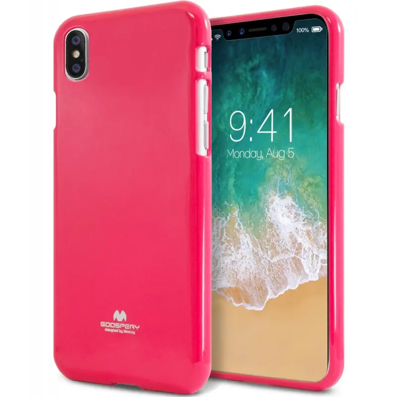 Оригинальный мягкий чехол Mercury Goospery для iPhone X ударопрочный тонкий гелевый Чехол с