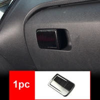 1pc for vw polo 2011 2017 copilot glove box handle panel decoration cover black stainless steel