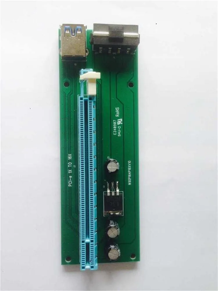 2017 супер стабильный PCI E Express 1x до 16x видеокарта переходника расширитель адаптер