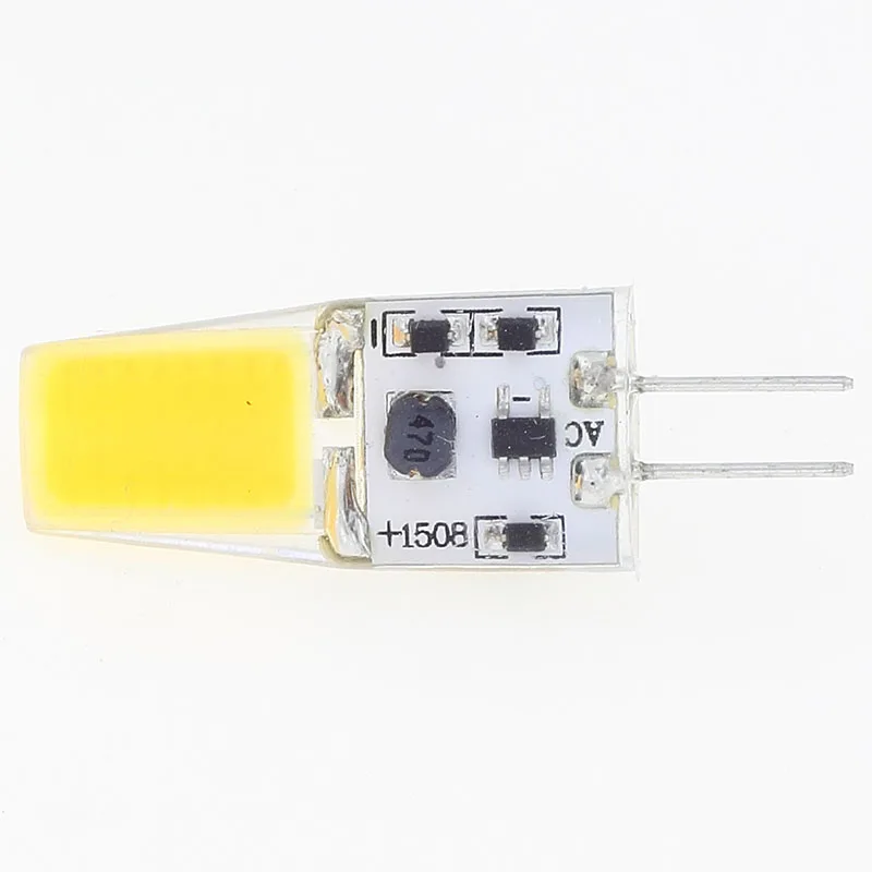 Диммируемая Светодиодная лампа G4 1508COB SMD для мотоцикла сменный галогенный