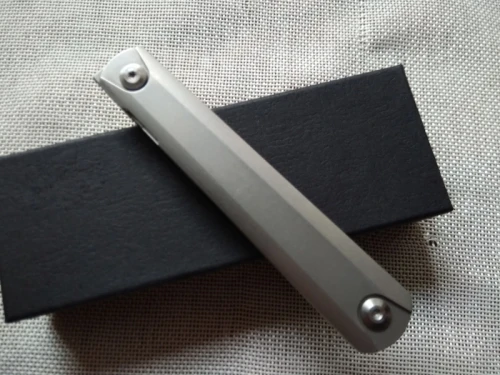 steel handle Qwaiken тактический складной нож карманный нож шарикоподшипник Флиппер выживания походные ножи 9cr18mov лезвие G10 стальные ручки инструменты - Цвет: steel handle