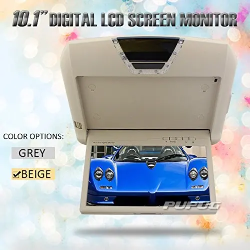 Откидной монитор TFT 10 1 дюйма для автомобилей цифровой ЖК экран плеер подвесной