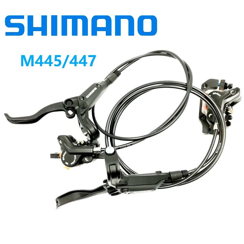Один передний/задний гидравлический дисковый тормоз SHIMANO BR/BL M447 M446 M445 масляный