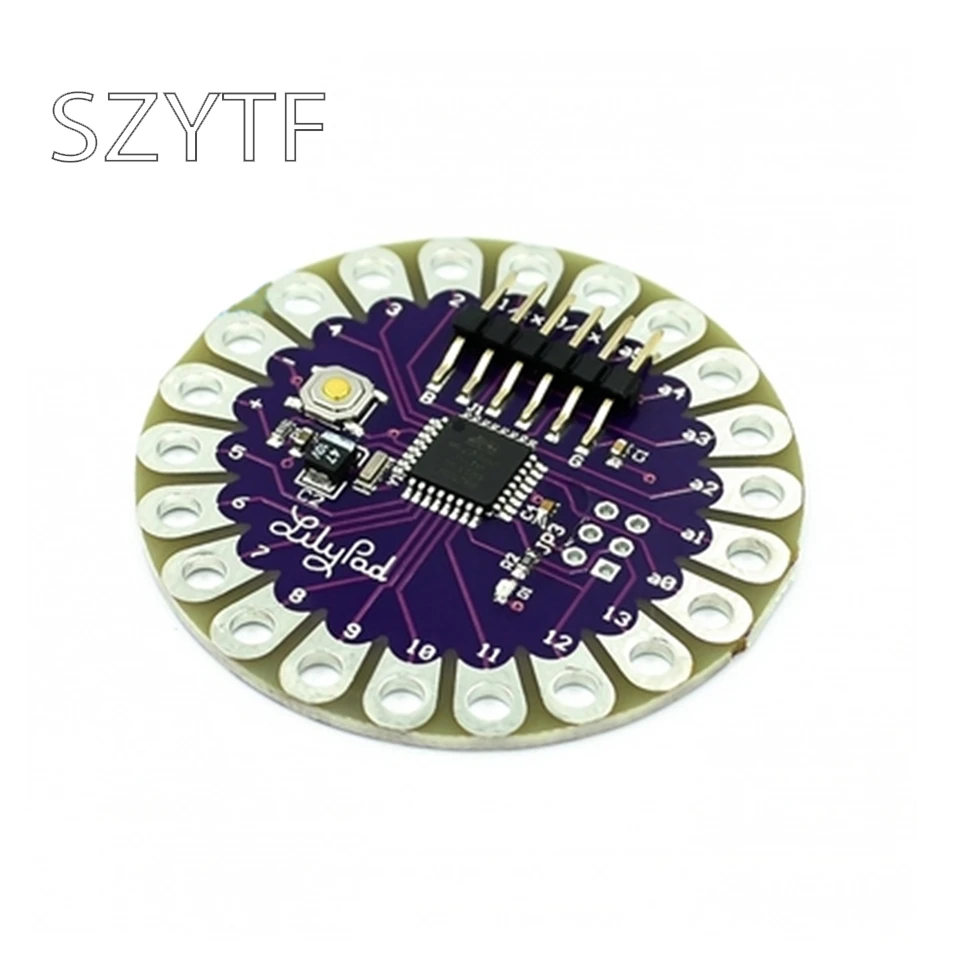 Макетная плата серии Lilypad 328 P/32U4/WS2812/Buzzer/TEMT6000/CR2032 для Arduino DIY Ki ATMEGA328P | Электронные