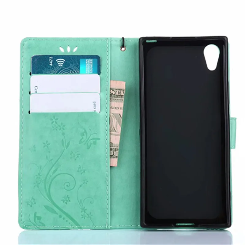Кожаные чехлы с откидной крышкой и бумажником для Sony Xperia xa1 xa xz xz2 xz1 mini z4 z5 z3 z1 Compact X