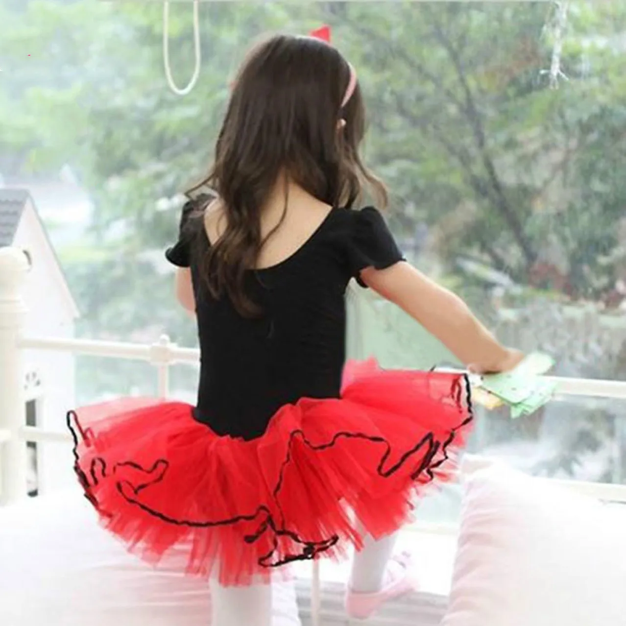 Новинка детская одежда для маленьких девочек 2 цвета Многослойная юбка-пачка с