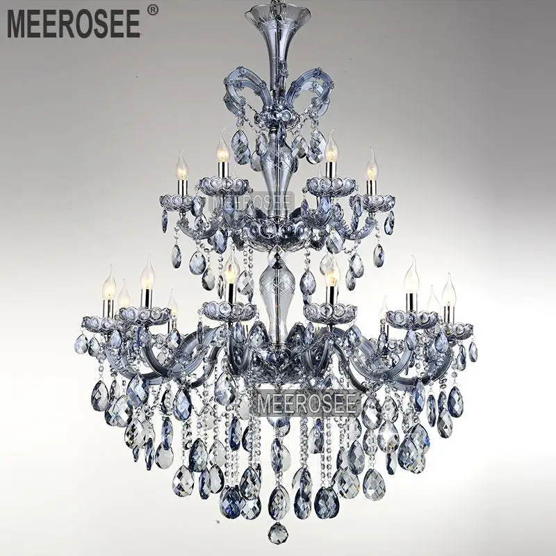 Оптовая цена светло-голубая Мариа Тереза большая Хрустальная люстра