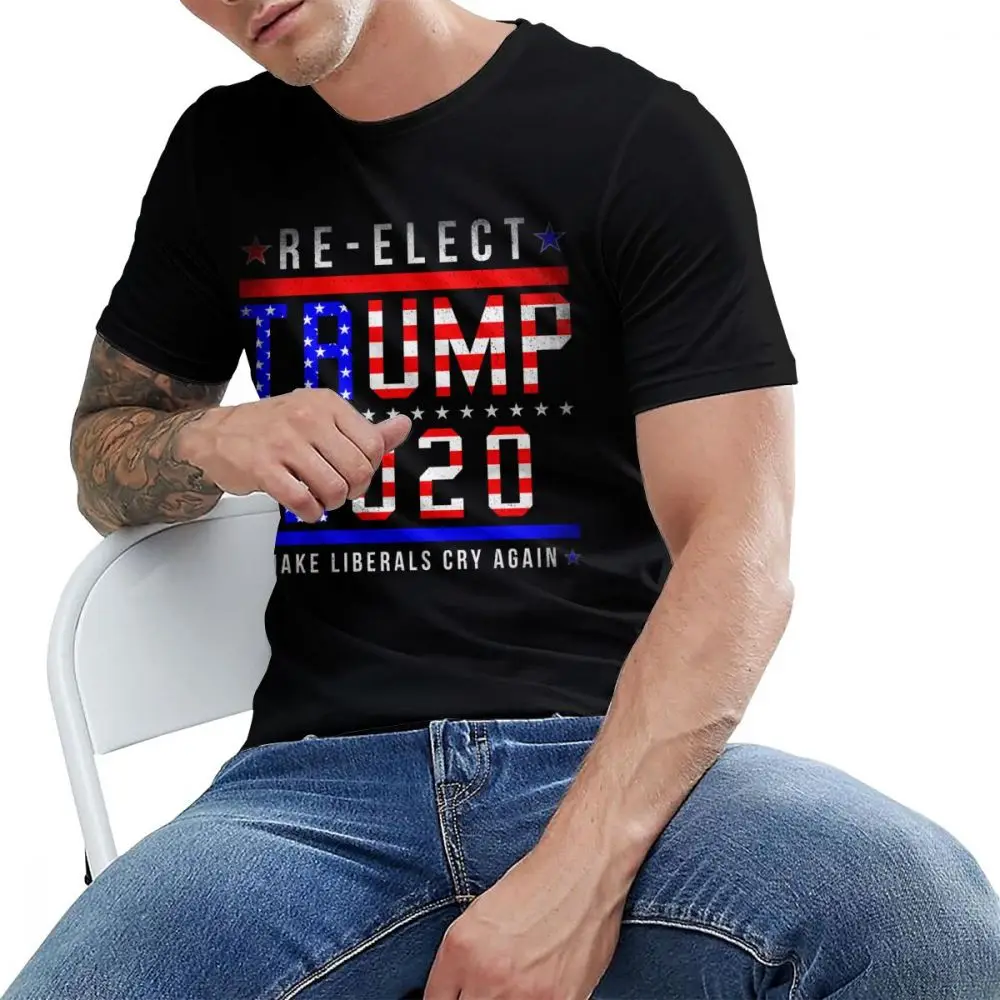 Футболка с круглым вырезом избранным Президентом Трампом 2020 избирательным
