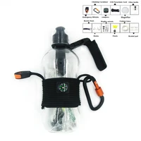 edc 1991 outdoor hiking emergency survival gear 550 paracord activated carbon filter kettle se tactical survival kit travel kit