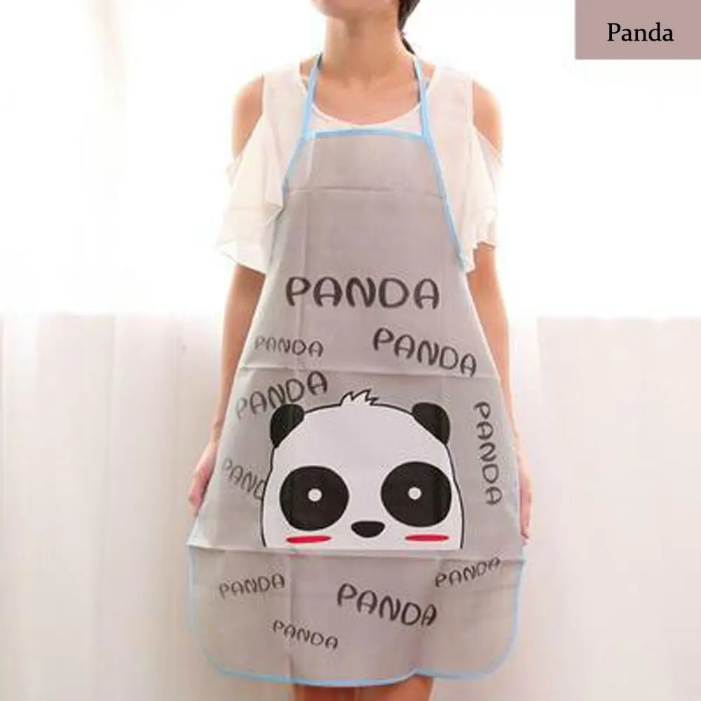 Panda 1 шт. питание простой противообрастающий полезные кухонные аксессуары, фартук с карманами Мясник Ремесло выпечки повара Кухня Приготовление барбекю - Цвет: Panda