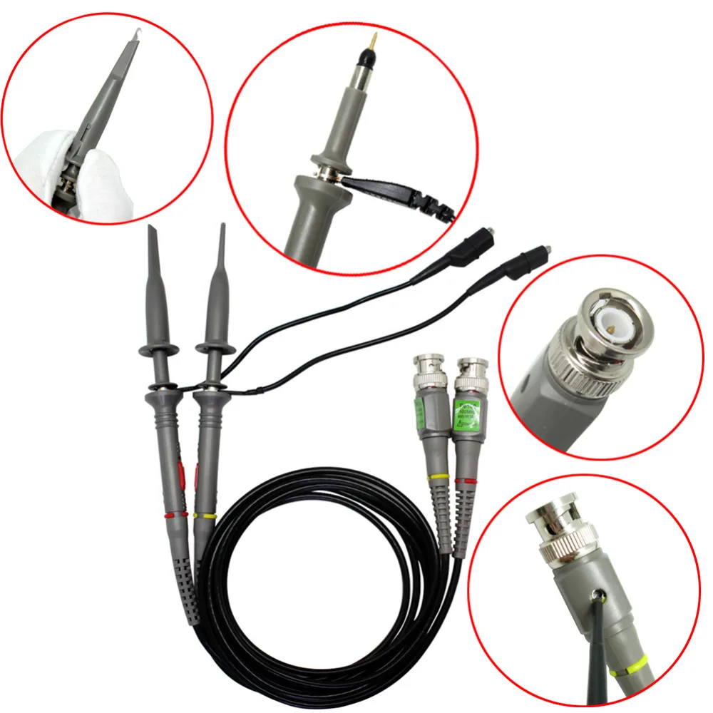 Новый осциллограф 4 100MHZ x10 x1 PROBES4|probe|probe clipprobe oscilloscope |
