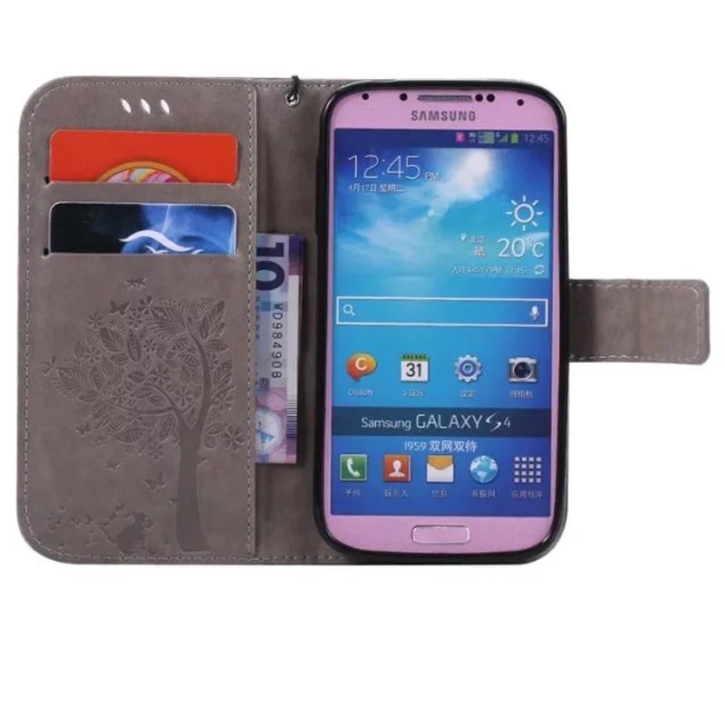 Для Samsung Galaxy S4 Mini чехол флип Кожаный для s4 i9190|case for samsung galaxy|case samsungleather case |
