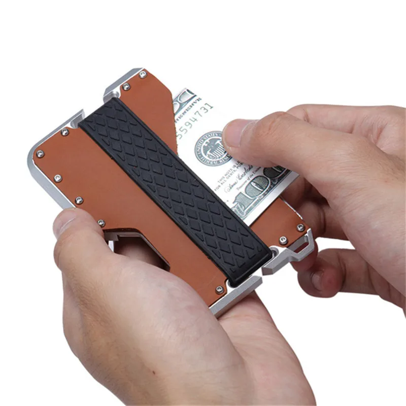 Кошелек для кредитных карт из 2019 натуральной кожи с RFID защитой|Держатели и