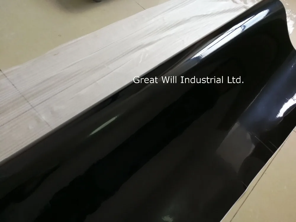High Gloss Black Vinyl Wrap Film With 3 Layers Car Cover Style Fame Will Size 1.52*20m/Roll | Автомобили и мотоциклы