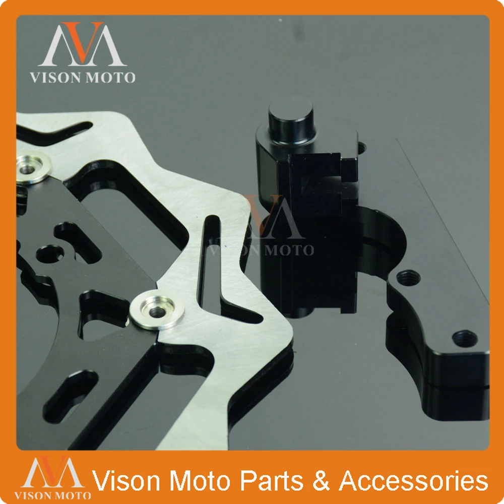 CNC 270 мм плавающие тормозные диски + кронштейн для Kawasaki KX125 KX250 06 08 KX250F KX450F 15 KLX450R 07 09