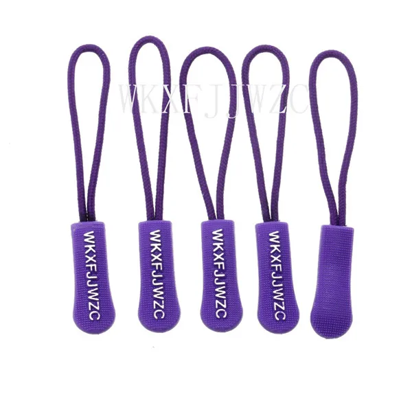 20 шт. темно-фиолетовая молния тянет сильный нейлоновый шнур не скользит с